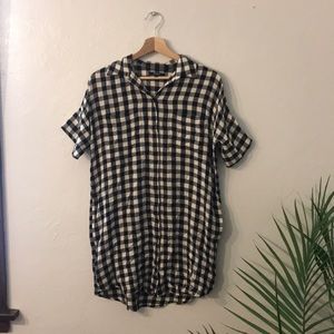 Madewell Courier Buffalo Check Shirtdress